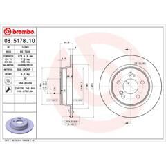 BREMBO Set van 2 remschijven 8020584517819 on Productcaster.