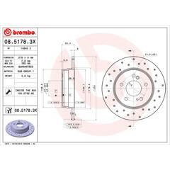 BREMBO Set van 2 remschijven 8020584215234 on Productcaster.