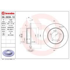 BREMBO Set van 2 remschijven 8020584563915 on Productcaster.