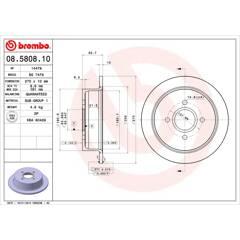 BREMBO Set van 2 remschijven 8020584580813 on Productcaster.