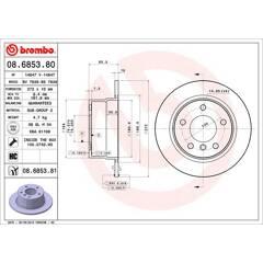 BREMBO Set van 2 remschijven 8020584685389 on Productcaster.