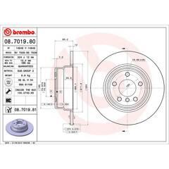 BREMBO Set van 2 remschijven 8020584025802 on Productcaster.