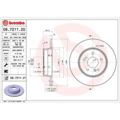 BREMBO Set van 2 remschijven 8020584013724 on Productcaster.