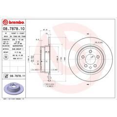 BREMBO Set van 2 remschijven 8020584216415 on Productcaster.