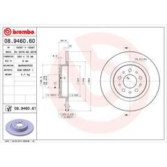 BREMBO Set van 2 remschijven 8020584220092 on Productcaster.