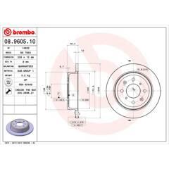 BREMBO Set van 2 remschijven 8020584960516 on Productcaster.