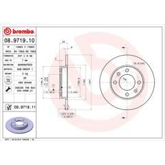 BREMBO Set van 2 remschijven 8020584029091 on Productcaster.