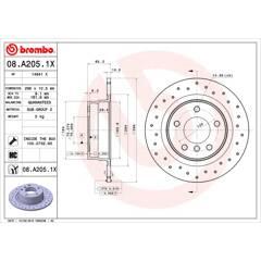 BREMBO Set van 2 remschijven 8020584215319 on Productcaster.