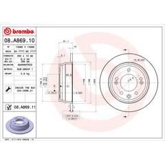 BREMBO Set van 2 remschijven 8020584210420 on Productcaster.