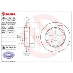 BREMBO Set van 2 remschijven 8020584032091 on Productcaster.