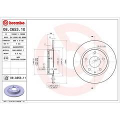 BREMBO Set van 2 remschijven 8020584222492 on Productcaster.