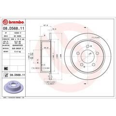 BREMBO Set van 2 remschijven 8020584317297 on Productcaster.