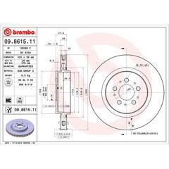 BREMBO Remschijf (per stuk) 8020584861516 on Productcaster.