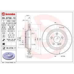 BREMBO Set van 2 remschijven 8020584025550 on Productcaster.