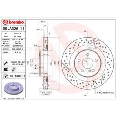 BREMBO Remschijf (per stuk) 8020584220764 on Productcaster.