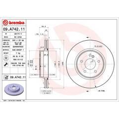 BREMBO Set van 2 remschijven 8020584019863 on Productcaster.