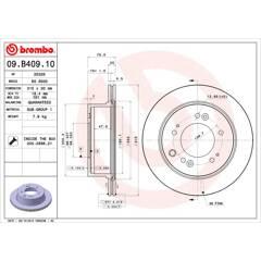 BREMBO Set van 2 remschijven 8020584039946 on Productcaster.