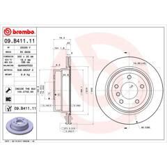 BREMBO Set van 2 remschijven 8020584039960 on Productcaster.