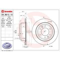 BREMBO Set van 2 remschijven 8020584210031 on Productcaster.