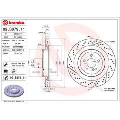 BREMBO Remschijf (per stuk) 8020584227992 on Productcaster.