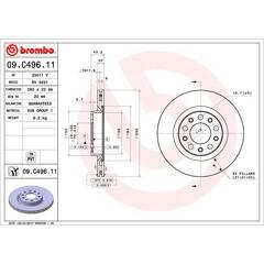 BREMBO Set van 2 remschijven 8020584224342 on Productcaster.