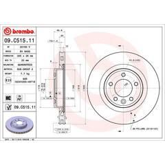 BREMBO Set van 2 remschijven 8020584310670 on Productcaster.