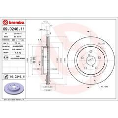 BREMBO Set van 2 remschijven 8020584236239 on Productcaster.