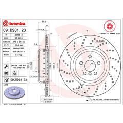 BREMBO Remschijf (per stuk) 8020584238332 on Productcaster.