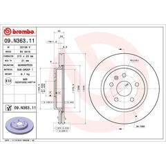 BREMBO Set van 2 remschijven 8020584310755 on Productcaster.