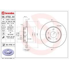 BREMBO Set van 2 remschijven 8020584032800 on Productcaster.