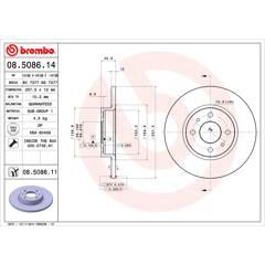 BREMBO Set van 2 remschijven 8020584211687 on Productcaster.