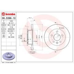 BREMBO Set van 2 remschijven 8020584539613 on Productcaster.