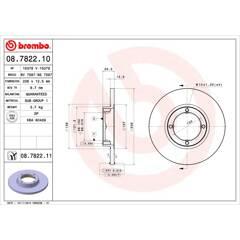 BREMBO Set van 2 remschijven 8020584782217 on Productcaster.