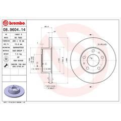 BREMBO Set van 2 remschijven 8020584960417 on Productcaster.