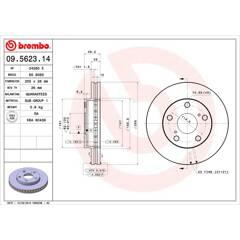 BREMBO Set van 2 remschijven 8020584013960 on Productcaster.