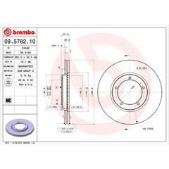 BREMBO Set van 2 remschijven 8020584578216 on Productcaster.