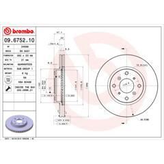 BREMBO Set van 2 remschijven 8020584675212 on Productcaster.