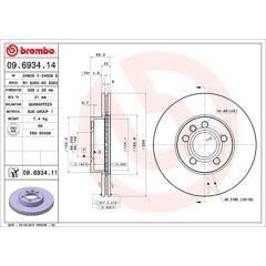 BREMBO Set van 2 remschijven 8020584035214 on Productcaster.