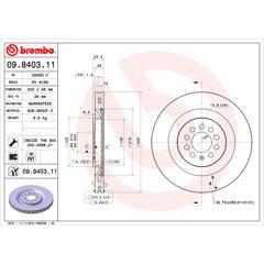 BREMBO Remschijf (per stuk) 8020584840313 on Productcaster.