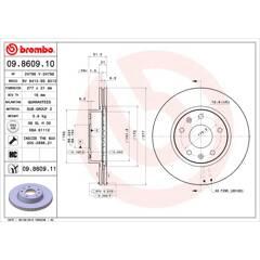 BREMBO Set van 2 remschijven 8020584025499 on Productcaster.