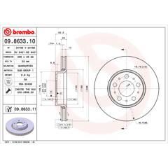 BREMBO Set van 2 remschijven 8020584014400 on Productcaster.