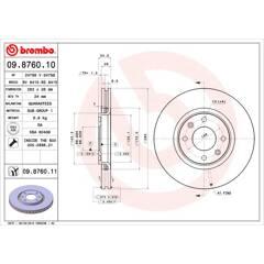 BREMBO Set van 2 remschijven 8020584876015 on Productcaster.