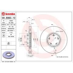 BREMBO Set van 2 remschijven 8020584896013 on Productcaster.