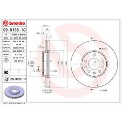 BREMBO Set van 2 remschijven 8020584916513 on Productcaster.