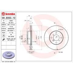 BREMBO Set van 2 remschijven 8020584935019 on Productcaster.