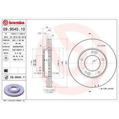 BREMBO Set van 2 remschijven 8020584034705 on Productcaster.