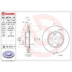 BREMBO Set van 2 remschijven 8020584032558 on Productcaster.