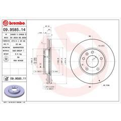 BREMBO Set van 2 remschijven 8020584034712 on Productcaster.