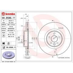 BREMBO Remschijf (per stuk) 8020584958612 on Productcaster.