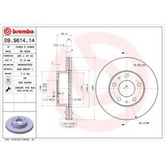 BREMBO Set van 2 remschijven 8020584961414 on Productcaster.